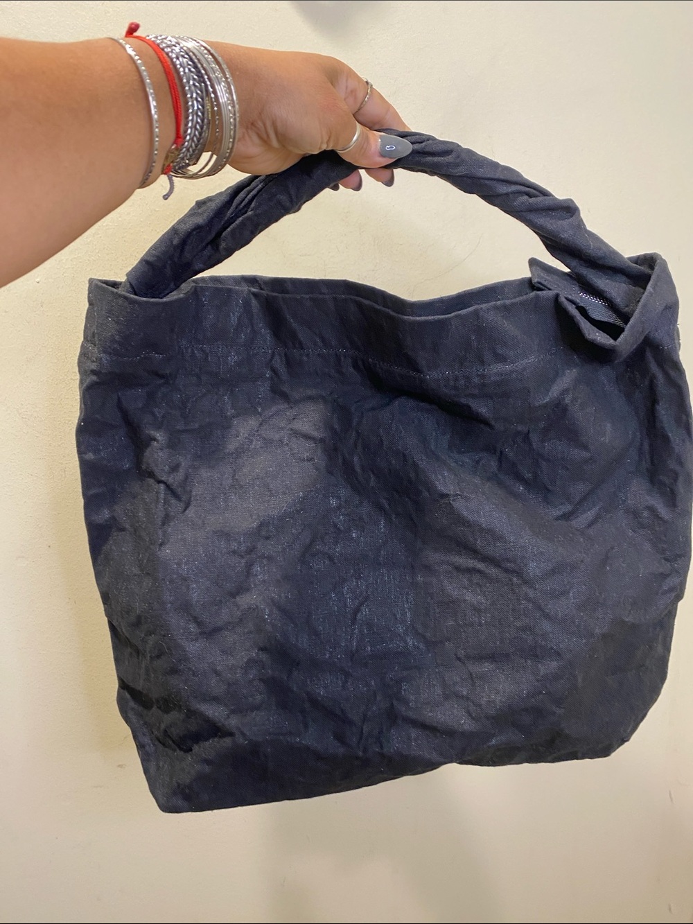 Zilla Made In Italy Black Women’s Tote Bag with Zip Pouch New With Tags